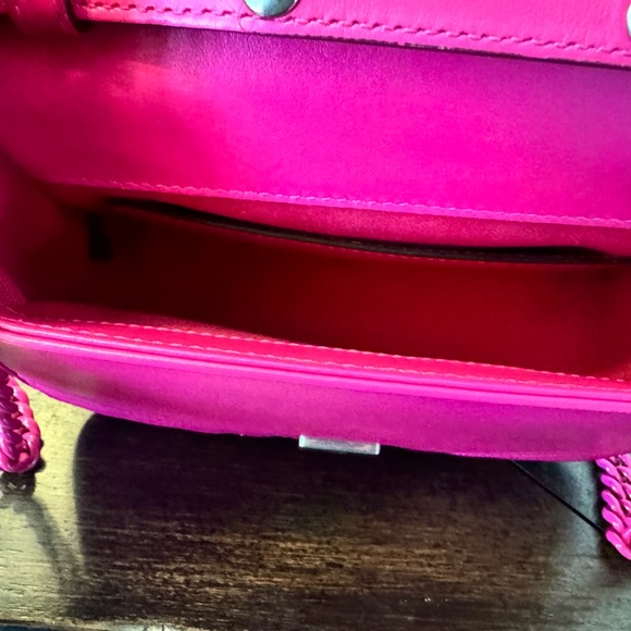 Gucci hot pink leather, GG Mormont with handle mini. - Picture 6 of 10